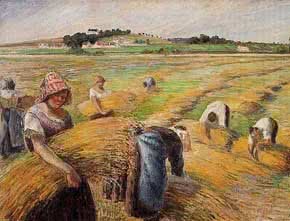 camille_pisarro_the_harvest_1882