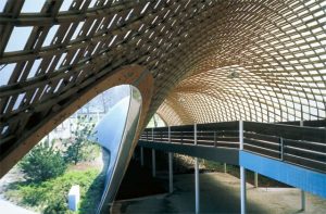 Roof for the Multihalle (multi-purpose hall) in Mannheim, 1970–1975, Mannheim, Germany Photo © Atelier Frei Otto Warmbronn.