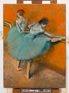 Edgar Degas (1834–1917), Bailarinas en la barra, ca. 1900. The Phillips Collection, Washington D.C.