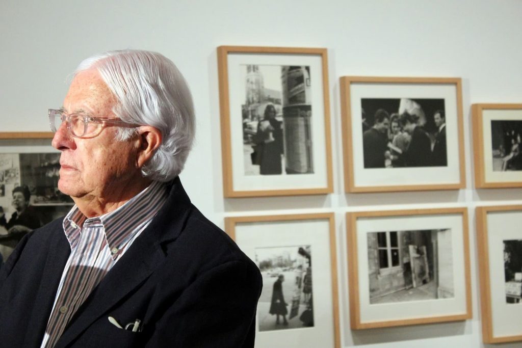 Carlos Pérez Siquier en la presentación de Humanismo y subjetividad en la fotografía española de los años 50 y 60. El caso Afal. Museo Nacional Centro de Arte Reina Sofía. Foto: Luis Martín.