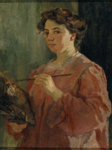 Lluïsa Vidal, 'Autoretrato', 1899.