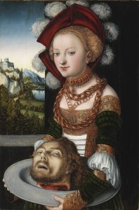 Lucas Cranach el Viejo, Salomé con la cabeza de San Juan Bautista, hacia 1526-1530.