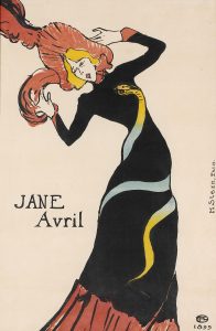 Toulouse Lautrec. Jane Avril. 1899. Imagen cortesía del Musée d’Ixelles.