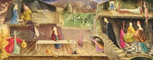 Leonora Carrington. The House Opposite (La casa de enfrente), 1945. West Dean College of Arts and Conservation. © Estate of Leonora Carrington / VEGAP, Madrid, 2022.