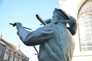 Monumento a Pieter Bruegel en Bruselas.