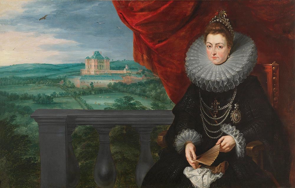 Pedro Pablo Rubens y Jan Brueghel el Viejo, 'La infanta Isabel Clara Eugenia', h. 1615. Óleo sobre lienzo. © Museo Nacional del Prado. Archivo Fotográfico.